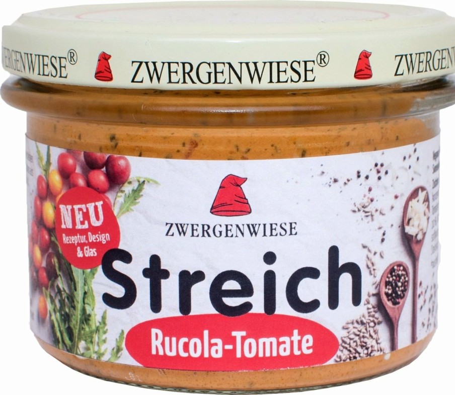 Zwergenwiese Pate E Spalmabili | Spalmabile Bio - Rucola E Pomodoro, 180 G