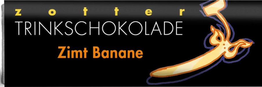 Zotter Schokolade Cacao E Cioccolata | Organic Drinking Chocolate Cinnamon Banana, 110 G