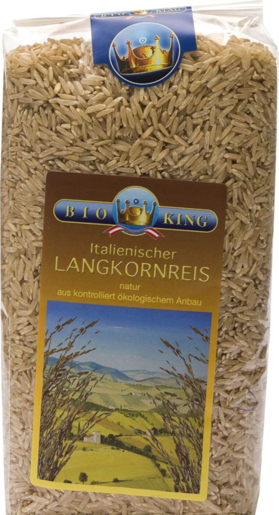 BioKing Riso E Risotti | Riso Integrale A Grani Lunghi Bio, 1.000 G