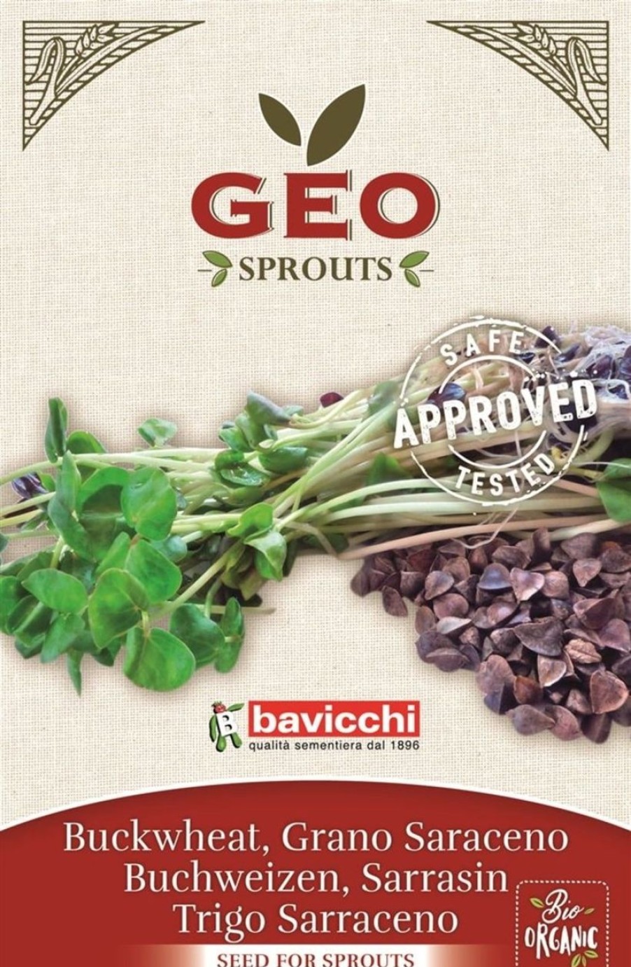 Bavicchi Germogli | Semi Per Germogli Di Grano Saraceno Bio, 90 G