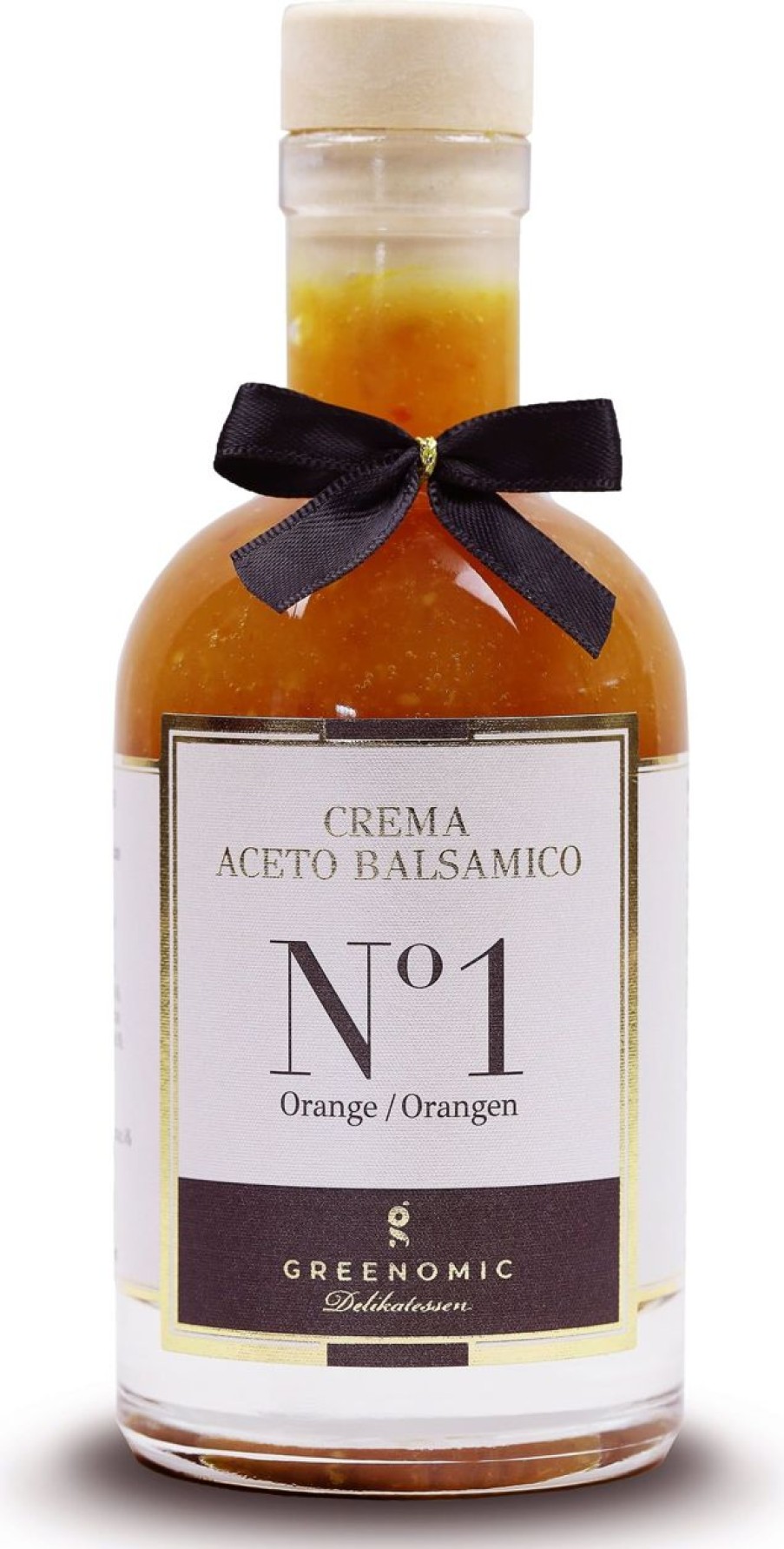 Greenomic Aceto Balsamico | Crema Di Aceto Balsamico, N. 1 - Arancia (200 Ml)