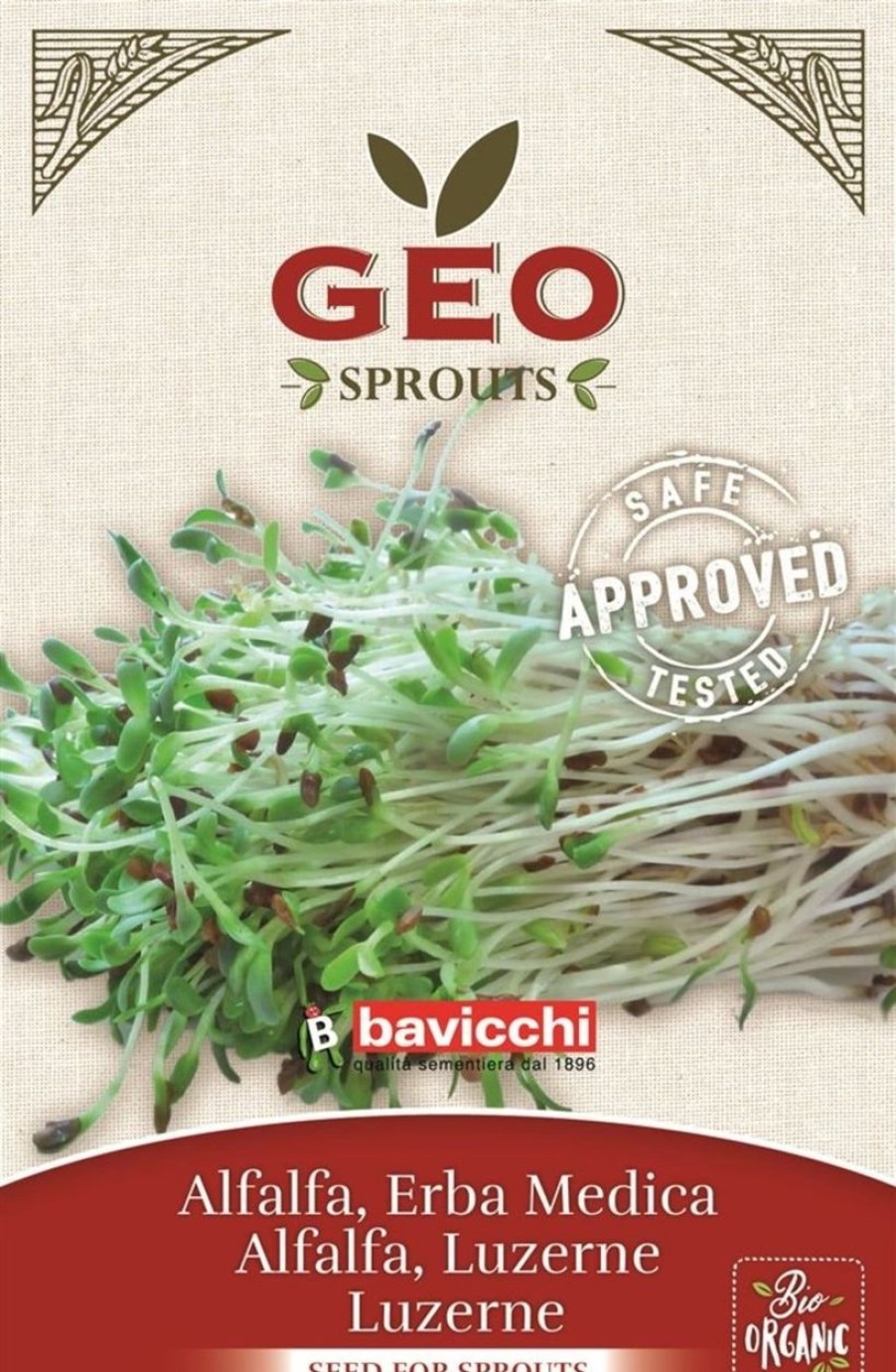 Bavicchi Germogli | Semi Per Germogli Di Alfalfa Bio, 40 G