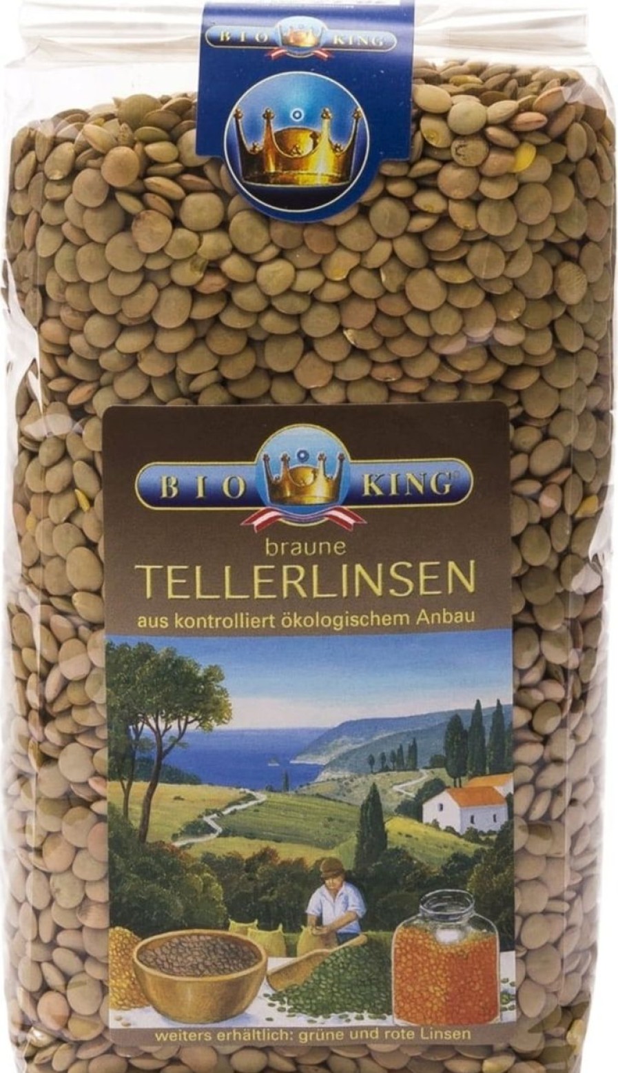 BioKing Legumi | Lenticchie Bio, 500 G