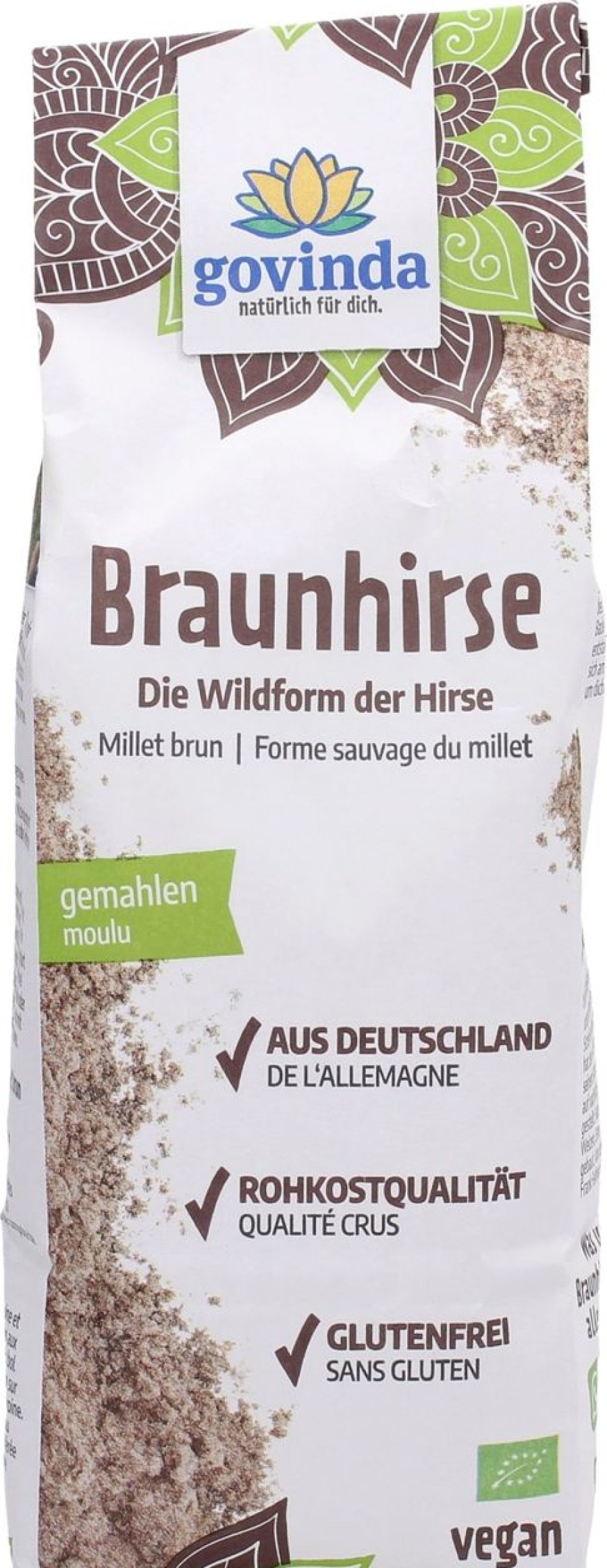 Govinda Bulgur Quinoa E Altro | Miglio Bruno Biologico, 500 G