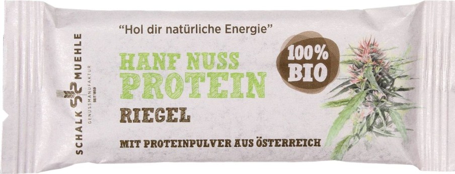 Schalk Mühle Barrette | Barretta Proteica Bio - Canapa, 35 G