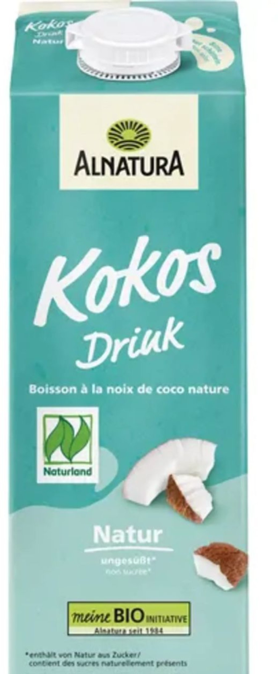 Alnatura Latte E Bevande Vegetali | Latte Di Cocco Bio - Naturale, 1 L