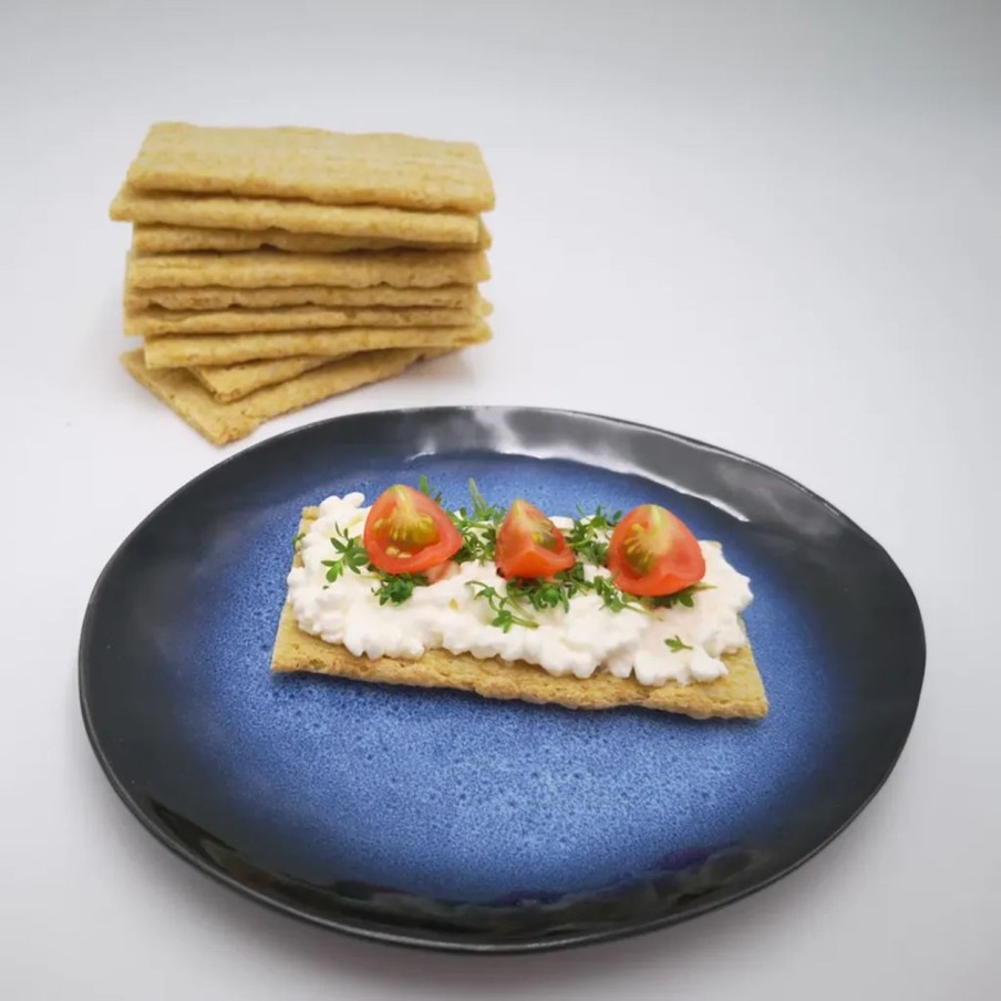 NATURAL CRUNCHY Pane E Prodotti Da Forno | Organic Protein Crackerbread - Erbe, 100 G