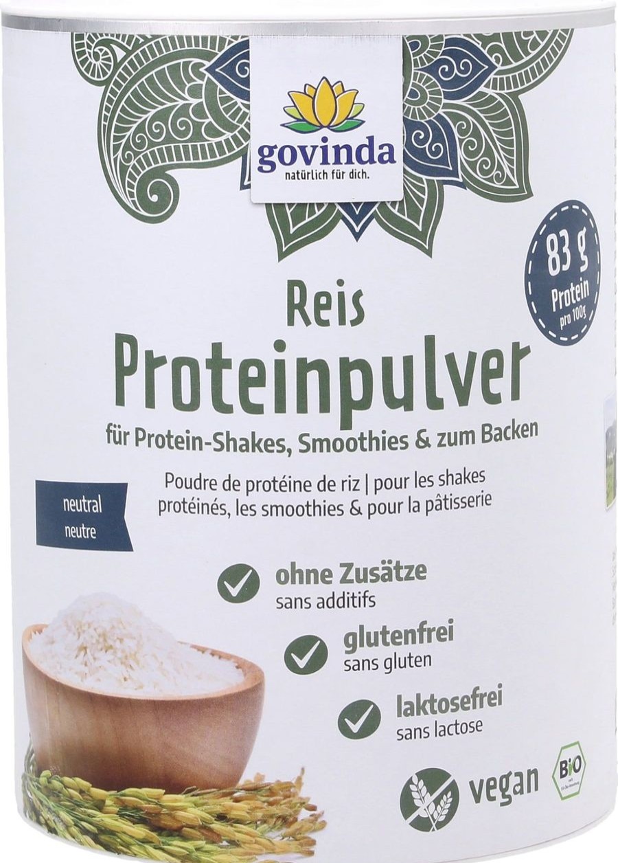 Govinda Shake Proteici | Proteine Di Riso In Polvere Bio, 400 G