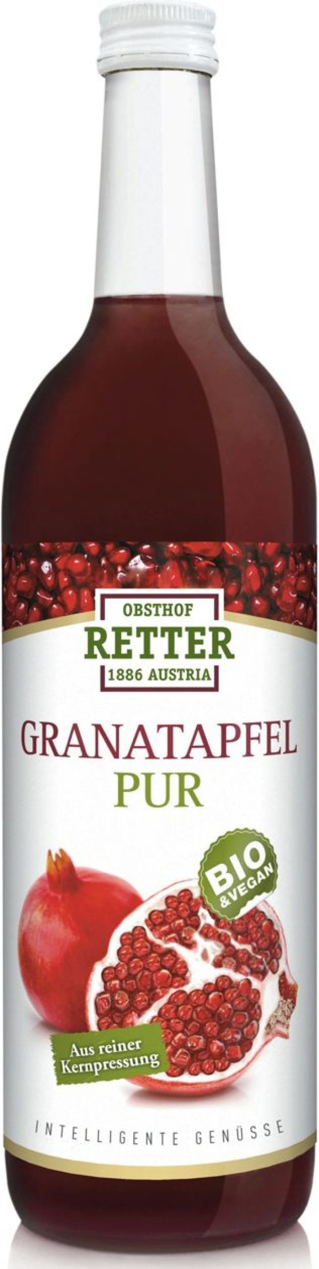 Obsthof Retter Sciroppi E Succhi | Succo Di Melograno Bio - Puro, 750 Ml