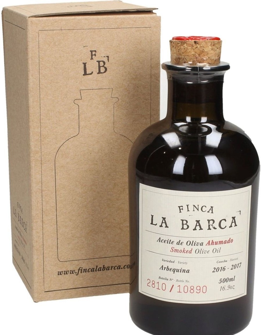 Finca La Barca Olio D'Oliva | Olio D'Oliva Affumicato, 500 Ml + Box