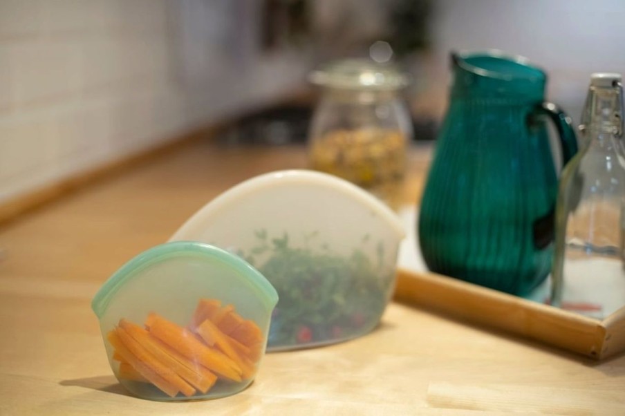 Food Huggers Contenitori E Barattoli | Bag - 400 Ml, Jade Solid