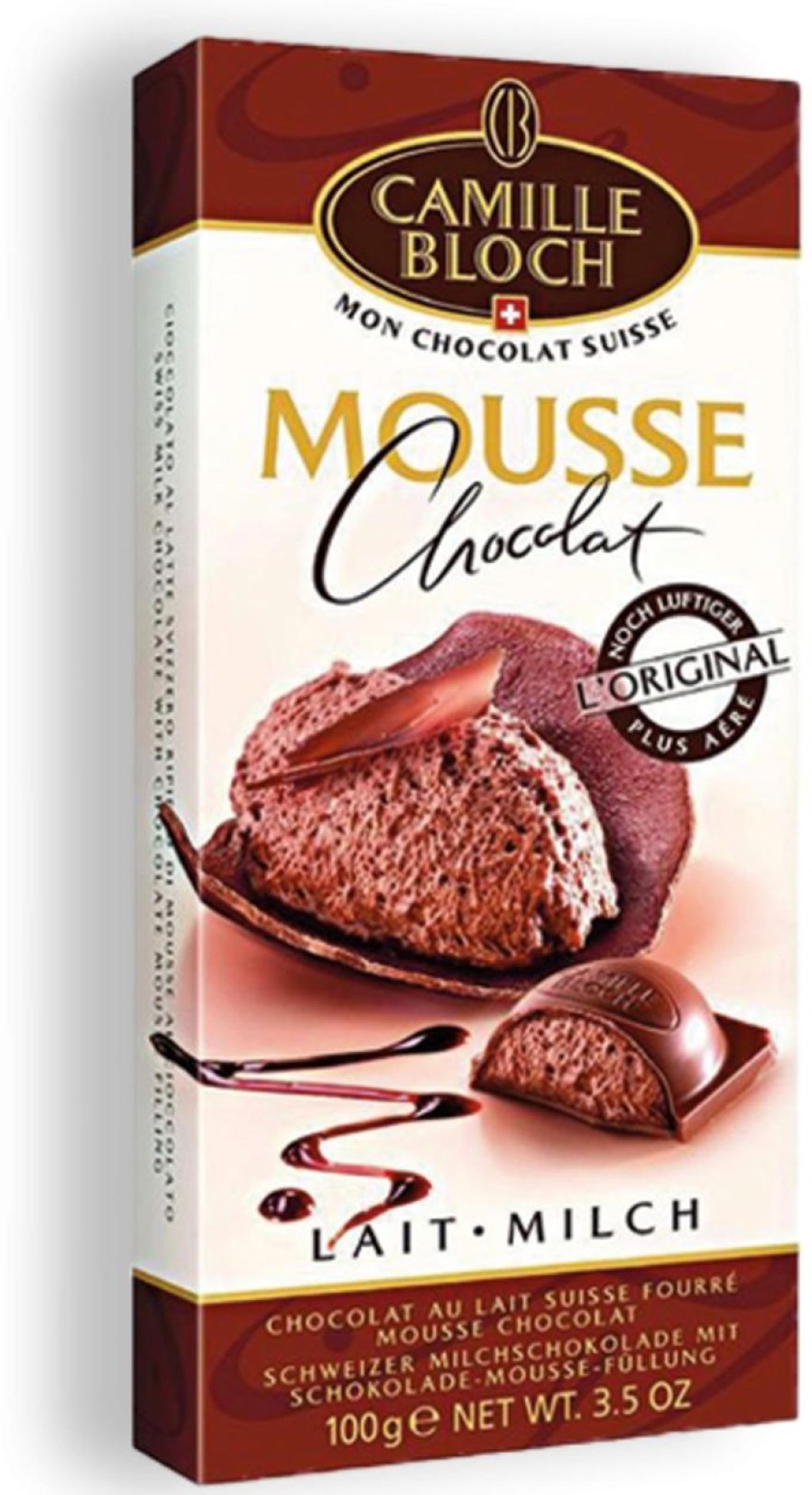 Camille Bloch Cioccolato | Mousse Chocolat - Cioccolato Al Latte, 100 G