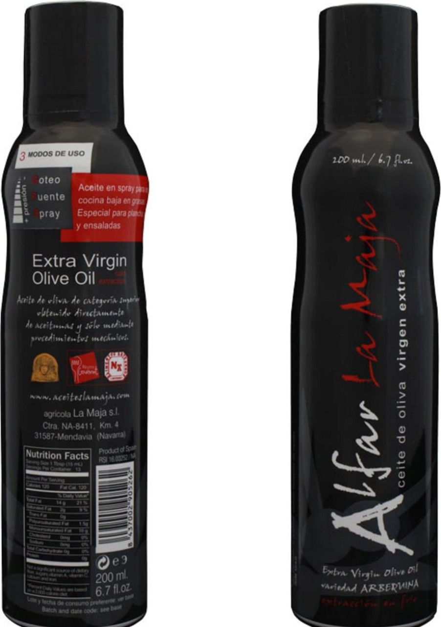 La Maja Olio D'Oliva | Olio D'Oliva "Alfar Arbequina" Spray, 200 Ml