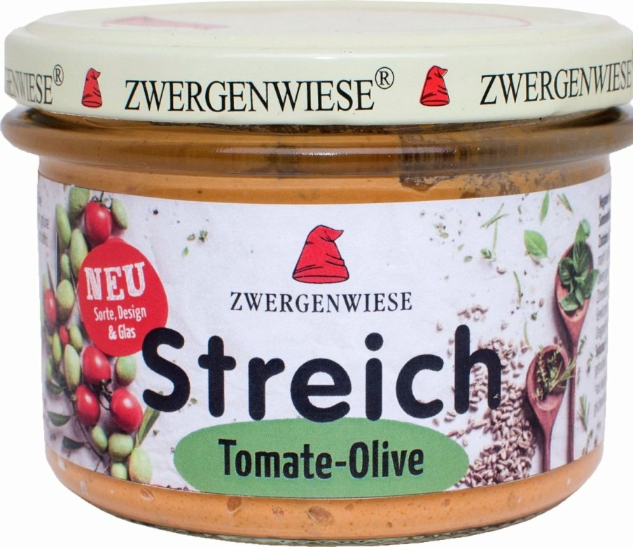 Zwergenwiese Pate E Spalmabili | Spalmabile Bio - Pomodoro E Olive, 180 G