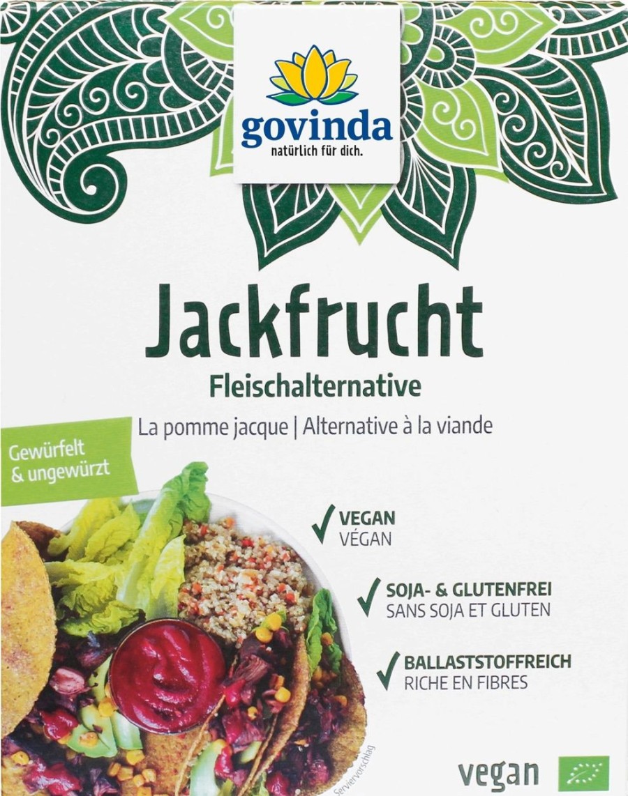 Govinda Sostituti Della Carne | Jackfruit - Alternativa Alla Carne Bio, 200 G