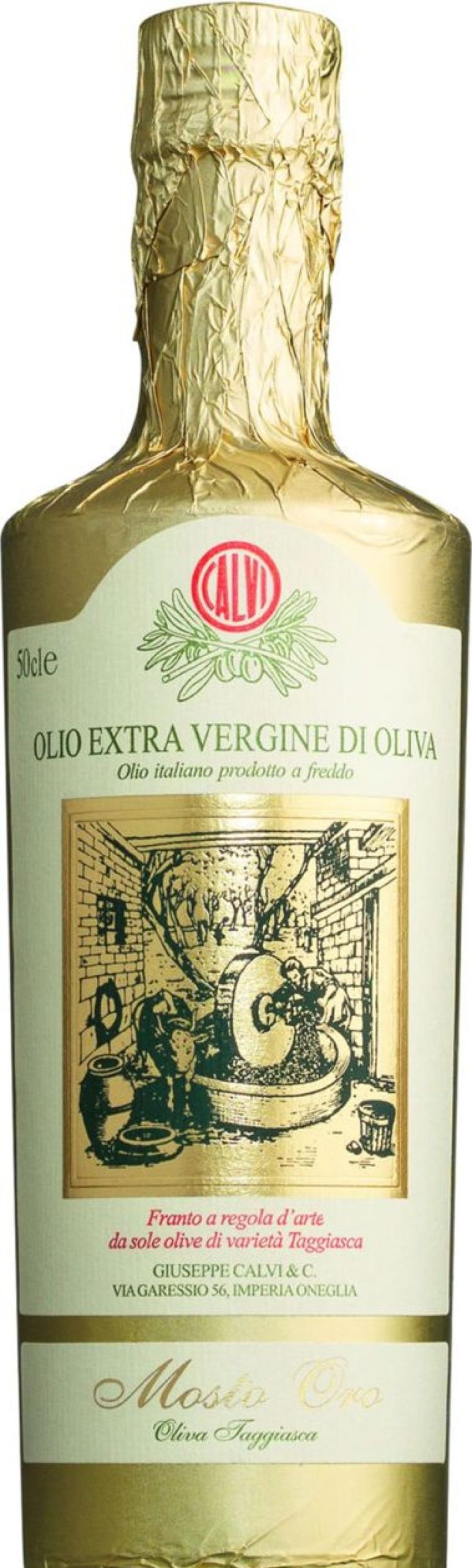 Calvi Olio D'Oliva | Olio Extra Vergine Di Oliva - Mosto Oro, 500 Ml