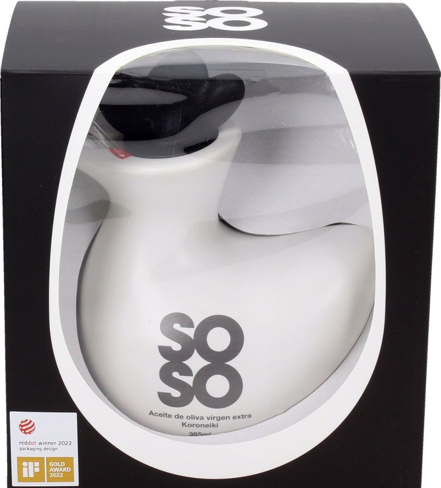 SoSo Factory Olio D'Oliva | Olio Extravergine Di Oliva - Koroneiki, 365 Ml