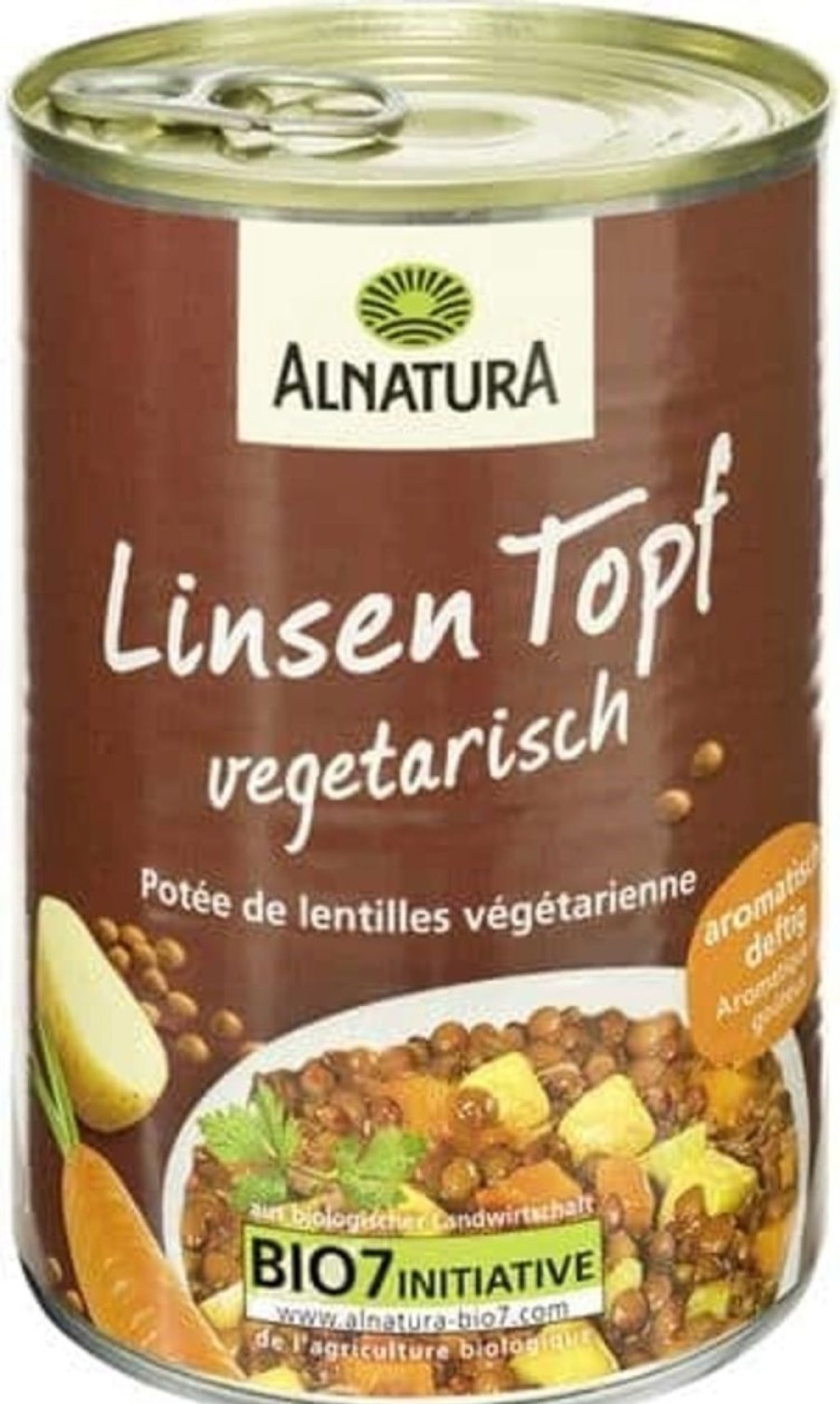 Alnatura Piatti Pronti | Stufato Di Lenticchie Bio, 400 G