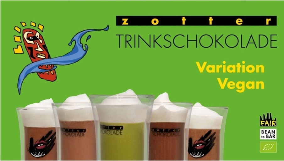 Zotter Schokolade Cacao E Cioccolata | Organic Drinking Chocolate Variation - Vegan, 110 G