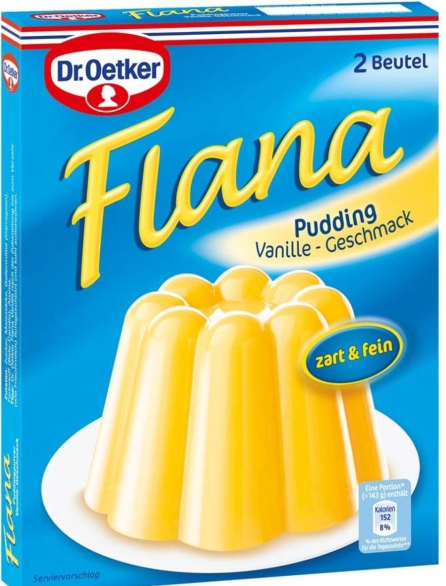 Dr. Oetker Creme E Dessert | Flana - Budino, 2 Pezzi, Vaniglia (60 G)