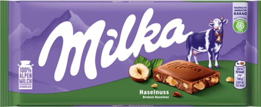 Milka Cioccolato | Cioccolato Con Nocciole, 100 G