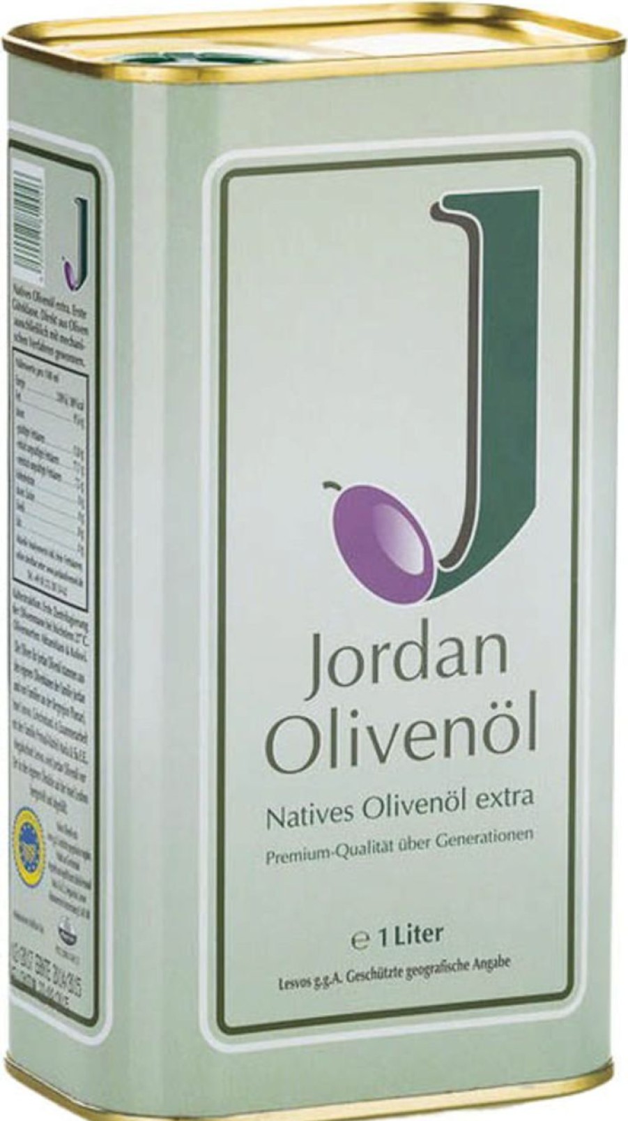 Jordan Olivenöl Olio D'Oliva | Olio D'Oliva Extra Vergine, 1 L