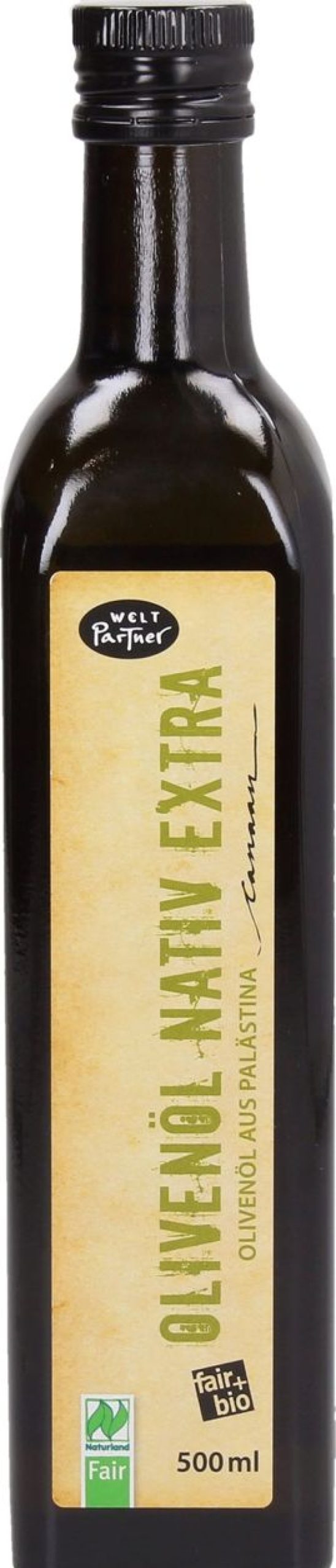 Ölmühle Solling Olio D'Oliva | Olio D'Oliva Biologico Della Palestina Naturland & Fair, 500 Ml