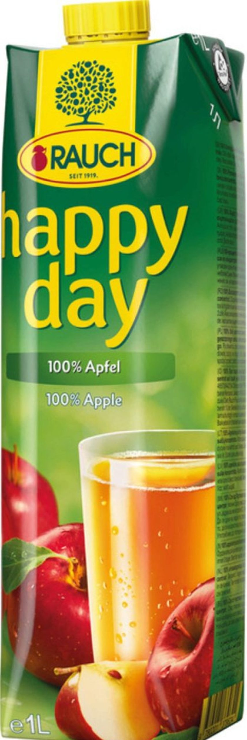Rauch Sciroppi E Succhi | Happy Day - 100% Mela, 1 L