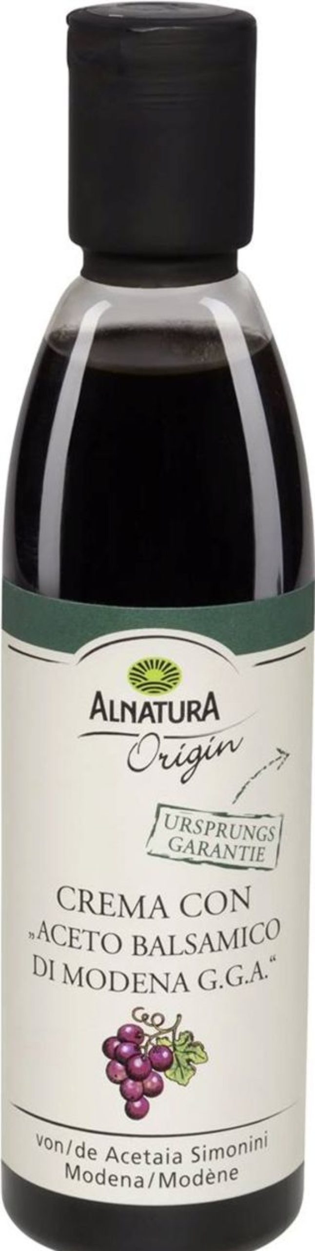 Alnatura Aceto Balsamico | Origin - Crema Con Aceto Balsamico Di Modena Igp Bio, 250 Ml