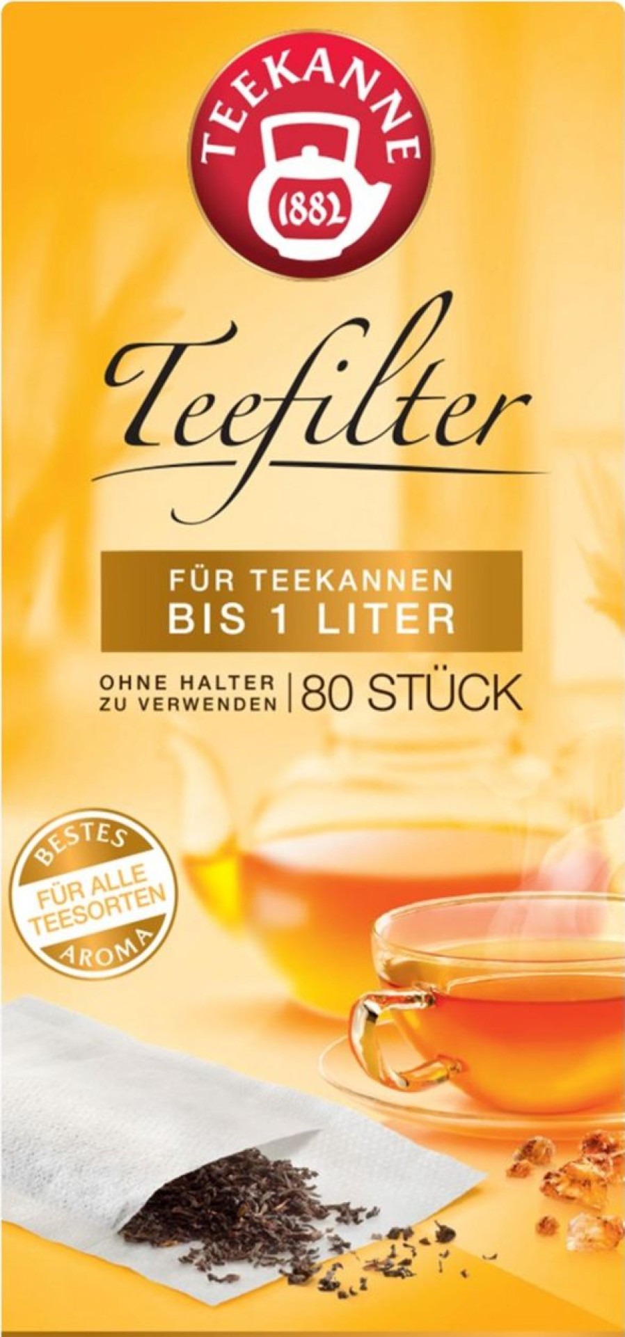 TEEKANNE Mise En Place | Filtri Da Te, Fino A 1 L (80 Pezzi)