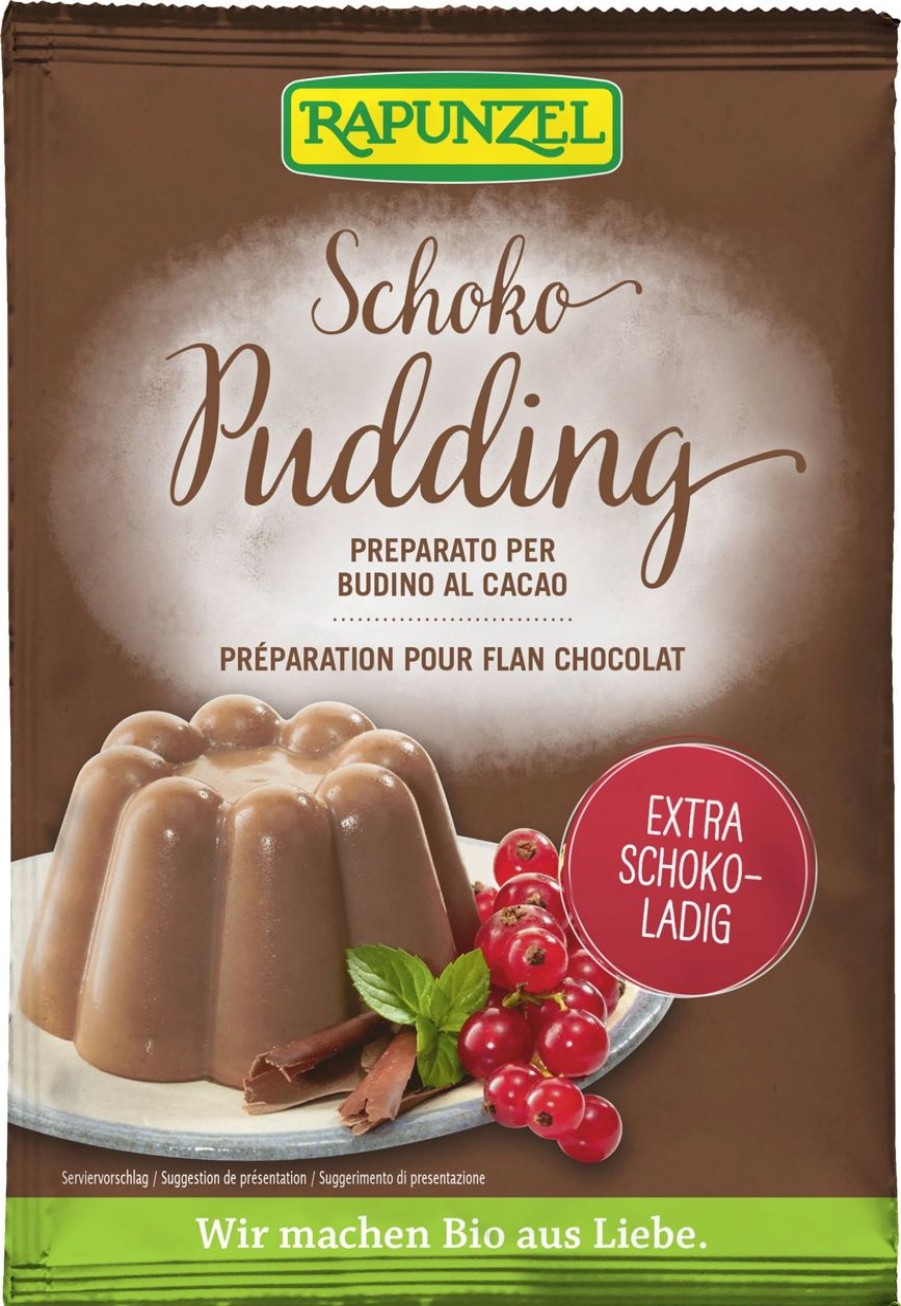 Rapunzel Creme E Dessert | Preparato In Polvere Per Budino Bio - Cioccolato, 50 G