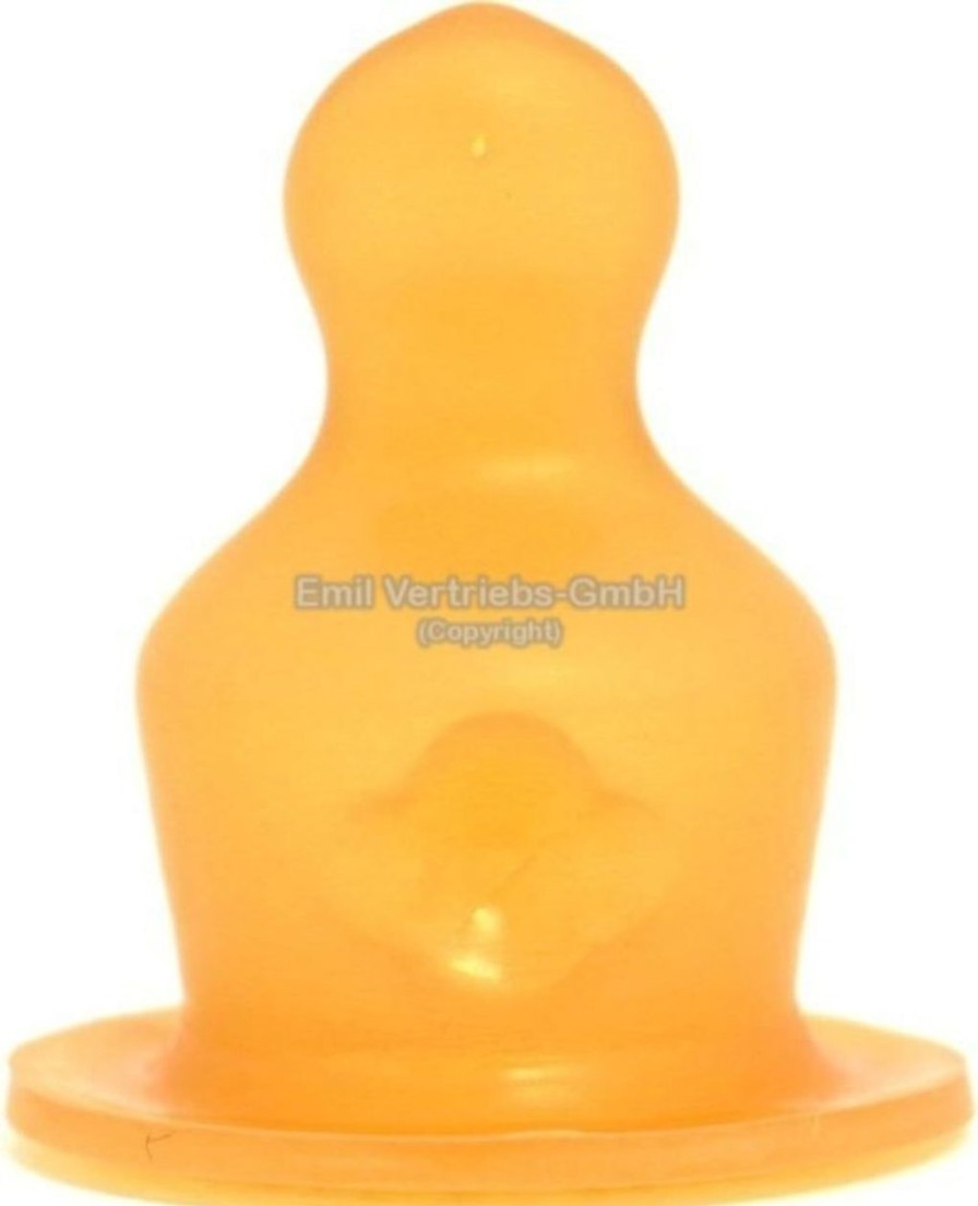 Emil – die Flasche® In Viaggio | Pezzi Di Ricambio Per Bottiglie Baby-Emil, Tettarella In Lattice 2 Pz. Dai 6 Mesi