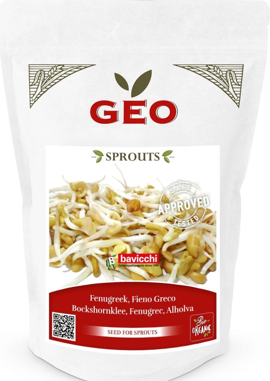 Bavicchi Germogli | Semi Per Germogli Di Fieno Greco Bio, 300 G