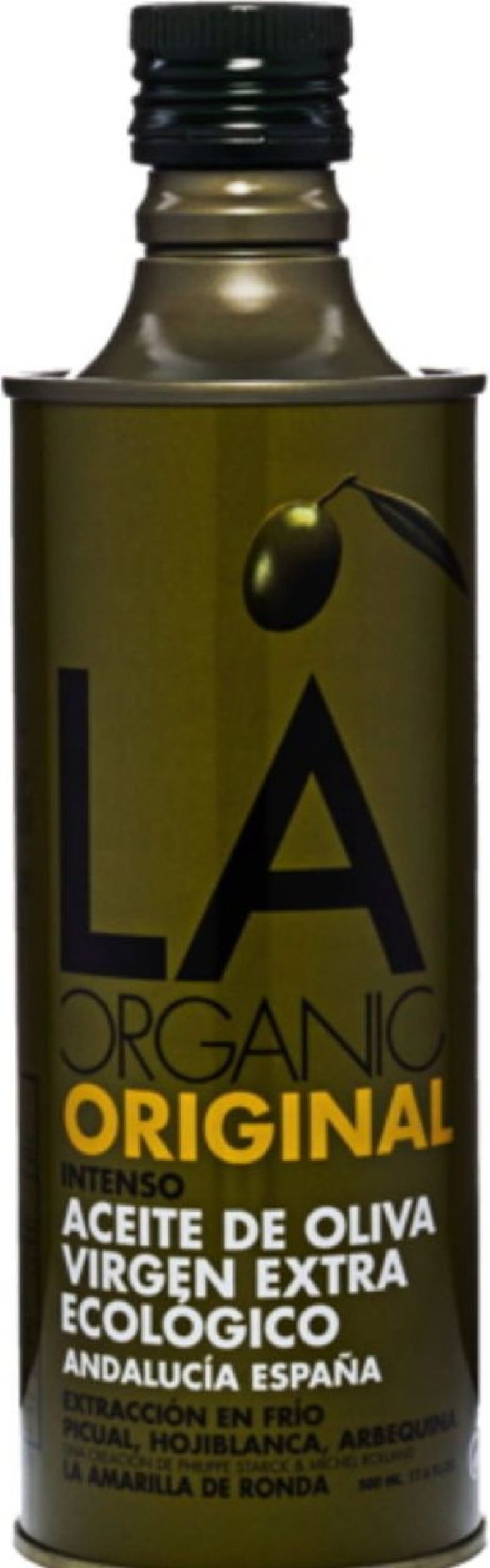 La Amarilla de Ronda Olio D'Oliva | Olio Extravergine Di Oliva Biologico La Organic Intenso, 0,50 L