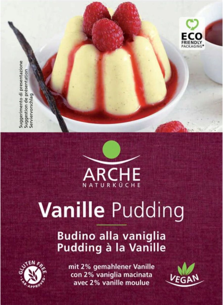 Arche Naturküche Creme E Dessert | Budino Alla Vaniglia Bio, 40 G