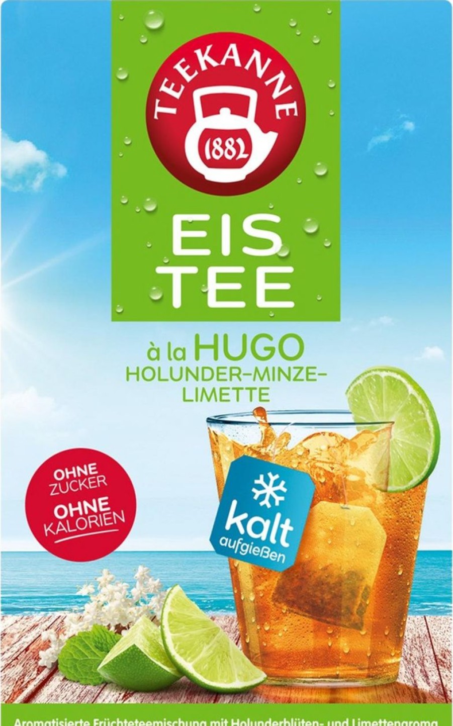 TEEKANNE Te E Tisane | Fredde Infusioni - Hugo, 18 Bustine A Doppia Camera (41,40 G)