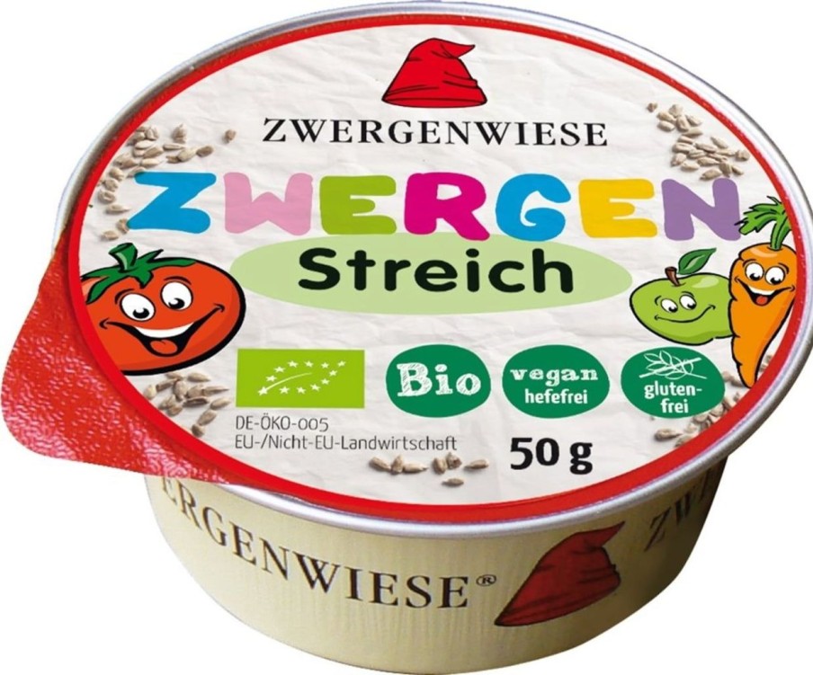 Zwergenwiese Pate E Spalmabili | Mini Spalmabile Bio - Nanetti, 50 G