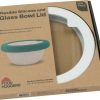 Food Huggers Contenitori E Barattoli | Coperchio In Vetro E Silicone - Medium, White