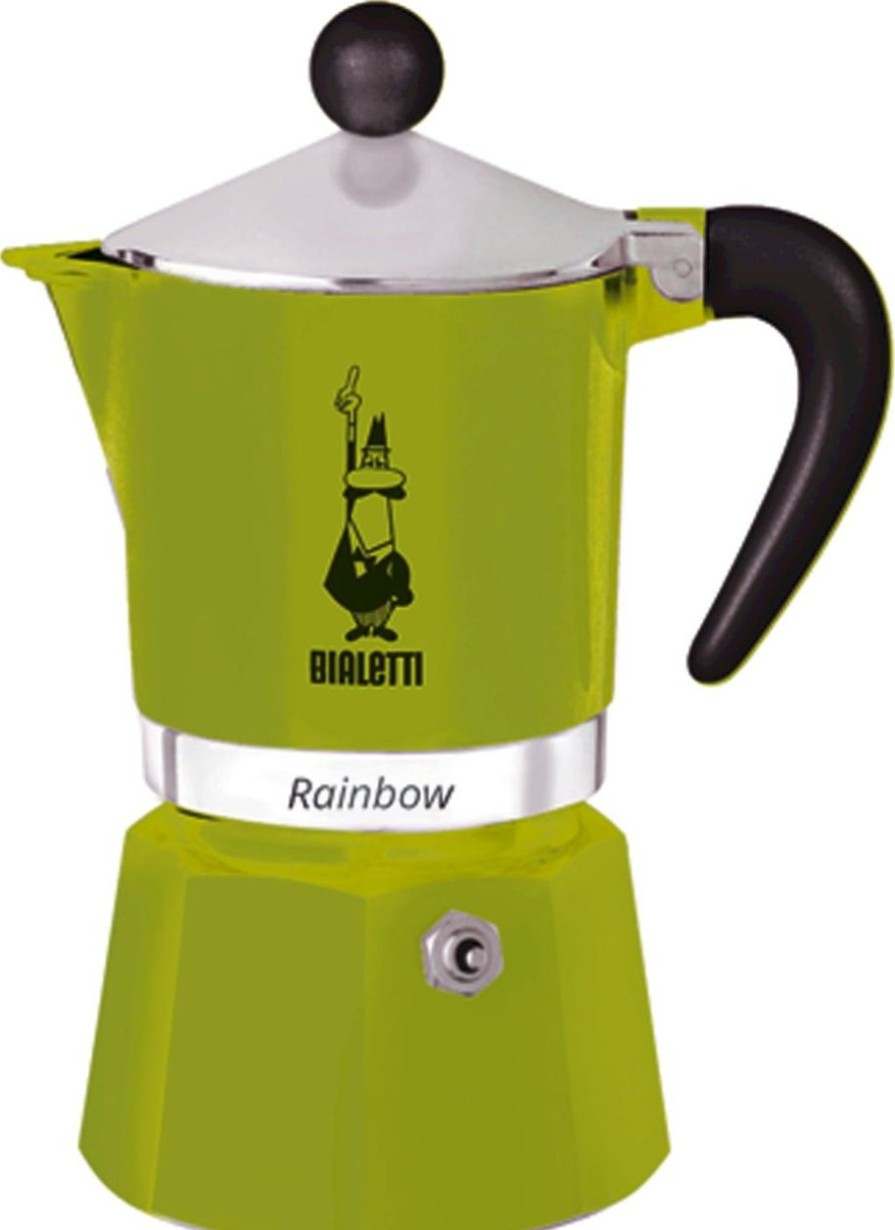 Bialetti Mise En Place | Moka Rainbow "6 Tazze", Verde