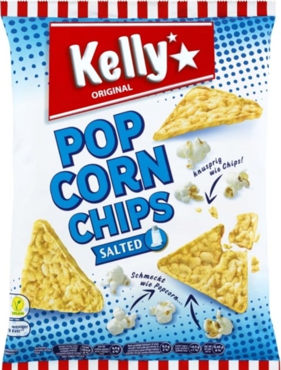 Kelly's Patatine | Popcorn Chips - Salate, 140 G