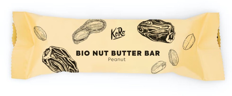KoRo Barrette | Barretta Al Burro Di Arachidi Bio, 30 G