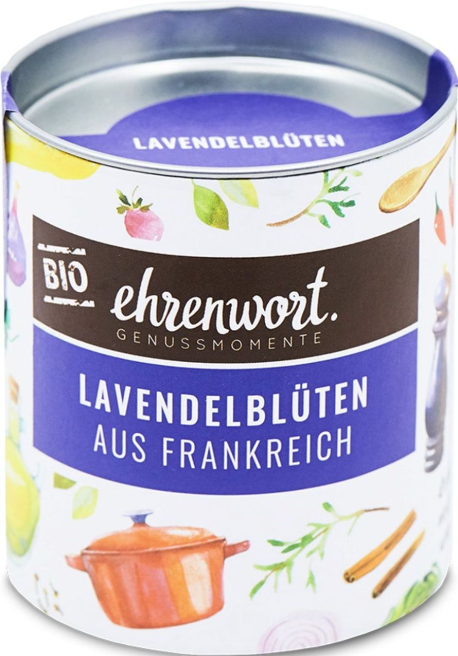 Ehrenwort Fiori Commestibili | Fiori Di Lavanda Bio Dalla Francia, 12 G
