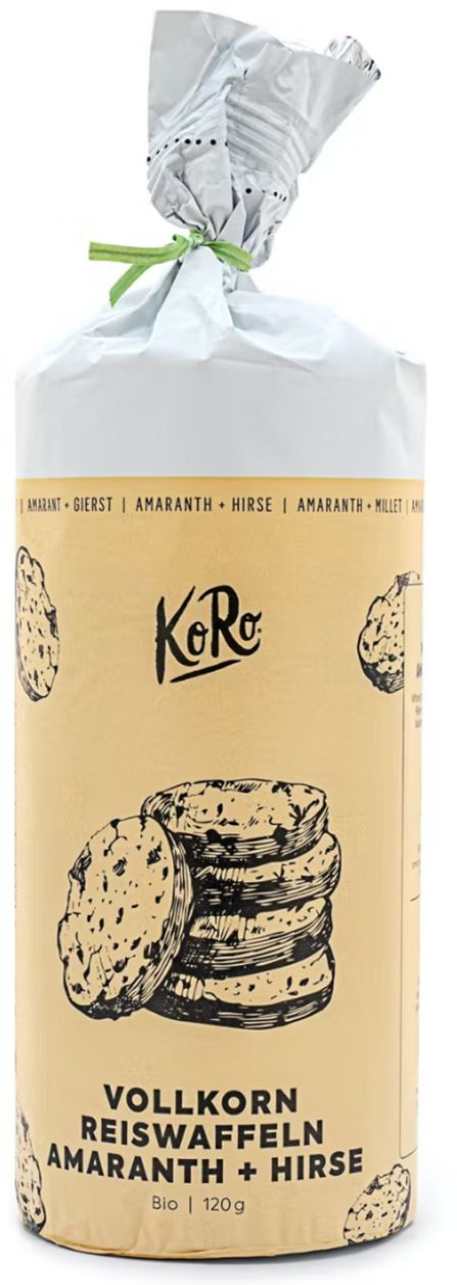 KoRo Gallette Di Riso E Di Cereali | Gallette Di Riso Integrale Bio Con Amaranto E Miglio, 120 G