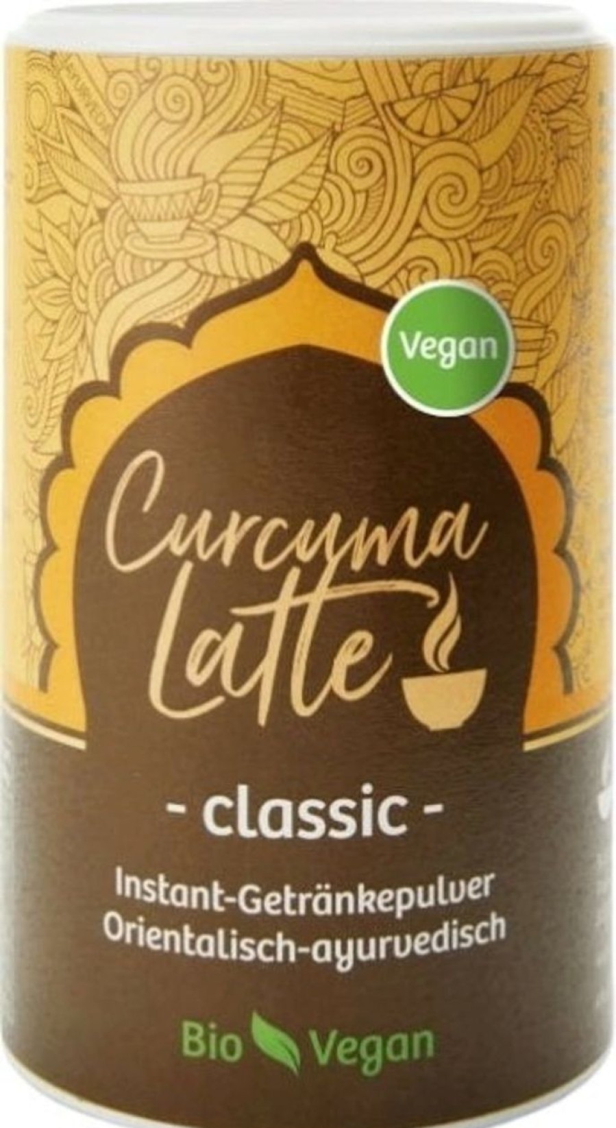 Classic Ayurveda Bevande In Polvere E Microdrink | Curcuma Latte Vegan Bio, 220 G