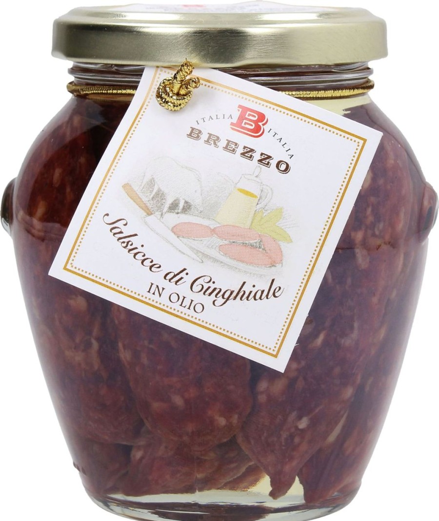 Brezzo Carni E Salumi | Salsicce Di Cinghiale In Olio, 280 G