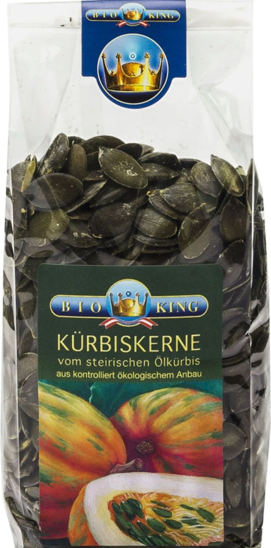 BioKing Frutta Secca Ed Essiccata | Semi Di Zucca Bio, 250 G