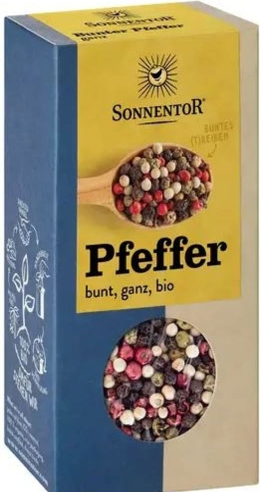 Sonnentor Pepe | Pepe Arlecchino Bio - Intero , 50 G