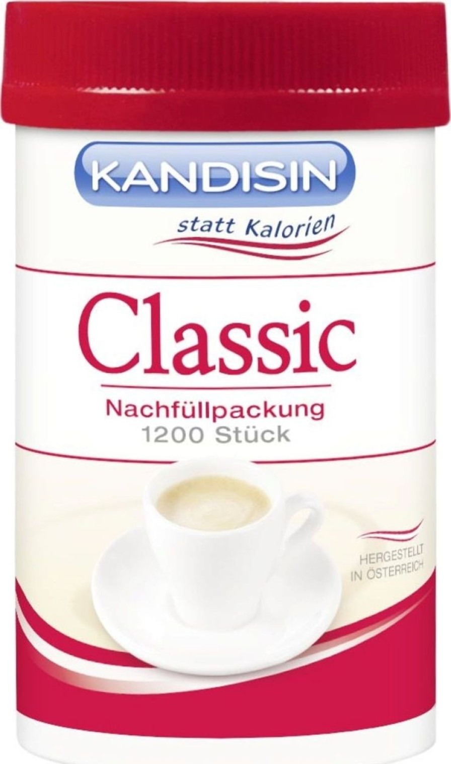 Kandisin Zucchero | Classic - Compresse, Ricarica (1200 Pezzi) (90 G)