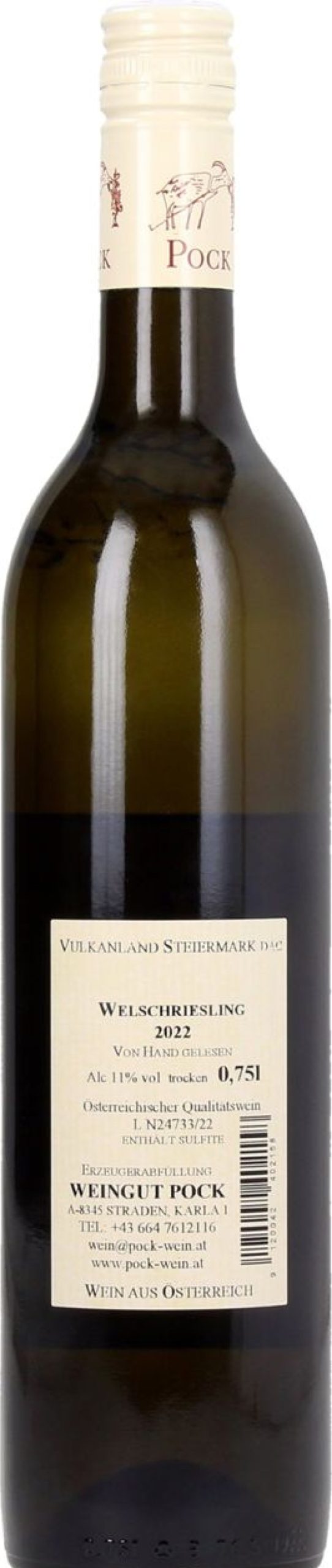 Weingut Pock Bevande Alcoliche | Welschriesling 2022, 0,75 L