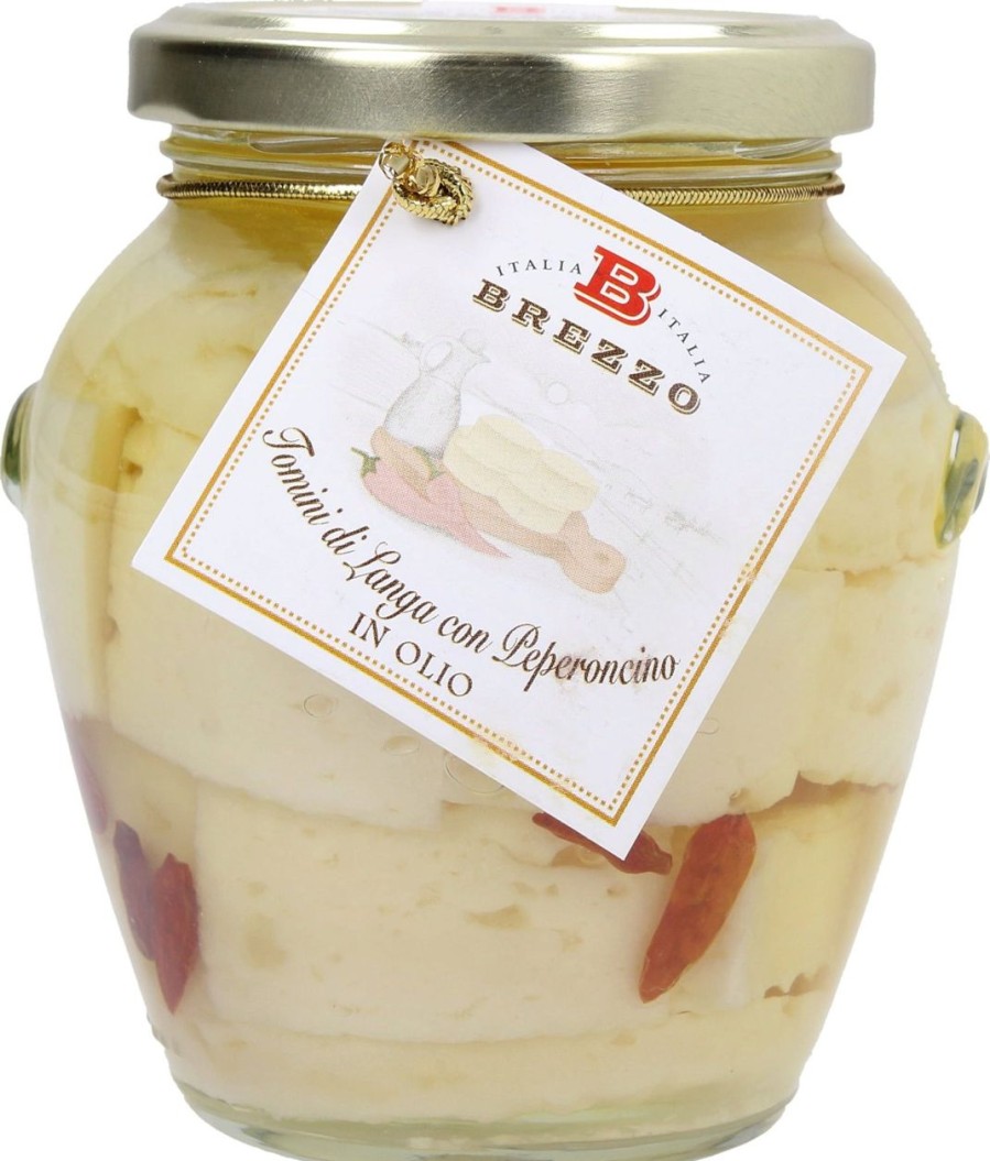 Brezzo Formaggi | Tomini Di Langa Con Ginepro In Olio, 280 G